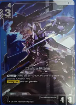GUNDAM TCG CARD GAME DELTA PLUS - GD01-006 R+ FOIL ENGLISH NEWTYPE RISING - Image 1