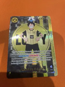 One Piece x BVB Borussia Dortmund Promo Card Monkey D Luffy ST13-003 - Image 3