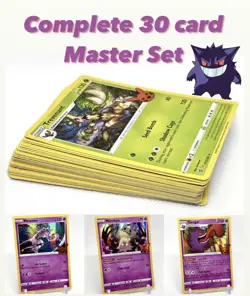 Halloween Pokemon TCG Trick Or Trade BOOster 30 Card Complete Master Set 2022 - Image 1