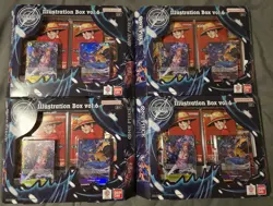 4x One Piece Card Game Illustration Box Vol. 6 New/Factory Sealed - Image 1