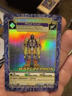 Wargreymon Digimon Digi-Battle Series 3 Holographic Trading Card Bo-148 - Image 2
