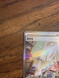Pokemon Jacq Scarlet & Violet Base Set Holo Card 250/198 Special Illustration - Image 3