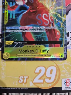 Monkey D Luffy ST29-012 Parallel Starter Deck Promo One Piece Card English - Image 2
