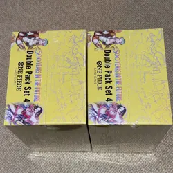One Piece TCG Sealed Display 8x DOUBLE PACK SET 4 DP04 DP-04 ENGLISH Don Cards - Image 3