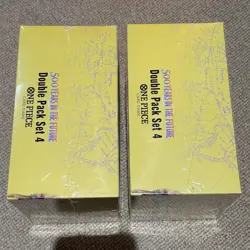 One Piece TCG Sealed Display 8x DOUBLE PACK SET 4 DP04 DP-04 ENGLISH Don Cards - Image 4