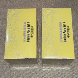 One Piece TCG Sealed Display 8x DOUBLE PACK SET 4 DP04 DP-04 ENGLISH Don Cards - Image 5