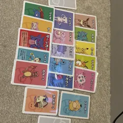 Pokemon Japan Old Maid Babanuki Card x17 - Image 2