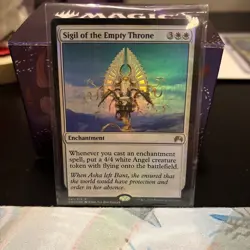 MTG x1 Sigil of the Empty Throne Magic Origins Foil LP - Image 1