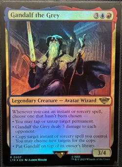 MTG The Lord of the Rings Gandalf the Grey Foil (Rare) - Image 1