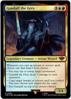 MTG The Lord of the Rings Gandalf the Grey Foil (Rare) - Image 2
