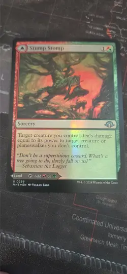 MTG Stump Stomp Foil - Image 1