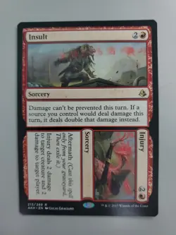 MTG Insult/Injury Amonkhet Regular Rare - Image 1