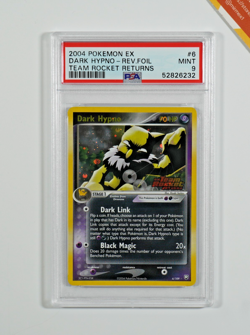 Pokemon PSA 9 Dark Hypno #6 Rev Foil EX Team Rocket Returns 2004 English - Image 1
