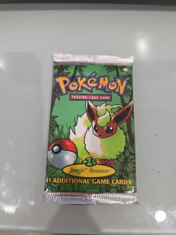 Pokemon Jungle Booster Pack Sealed Flareon Art work - Image 1