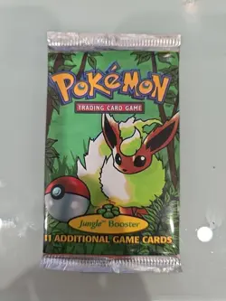 Pokemon Jungle Booster Pack Sealed Flareon Art work - Image 2