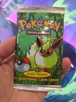 Pokemon Jungle Booster Pack Sealed Flareon Art work - Image 4