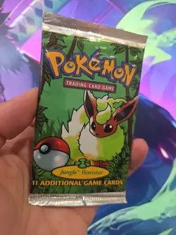 Pokemon Jungle Booster Pack Sealed Flareon Art work - Image 5