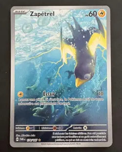 Carte Pokemon ZAPETREL 178/167 AR Mascarade Crepusculaire EV06 Neuve francaise - Image 1