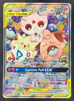 2019 Pokemon Sun & Moon Cosmic Eclipse Promos #143a Togepi & Cleffa & Igglybuff - Image 1