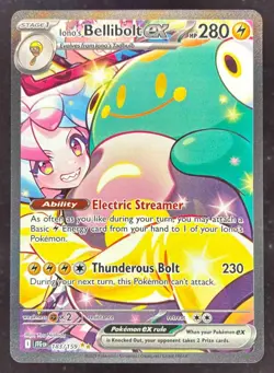 2025 Pokemon SV Journey Together - JTG EN #183/159 Iono's Bellibolt ex - Image 1