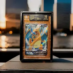 BGS 10 BLACK LABEL POP 1 POKEMON 2022 SWORD & SHIELD JAPANESE#102 CHARIZARD - Image 1