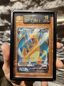 BGS 10 BLACK LABEL POP 1 POKEMON 2022 SWORD & SHIELD JAPANESE#102 CHARIZARD - Image 2