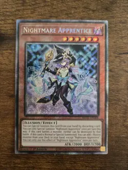 Yu-Gi-Oh Nightmare Apprentice MP25-EN004 Starlight Rare 1st Edition NM Condition - Image 1