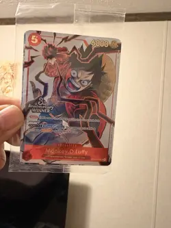 Sealed One Piece OP13 3rd Anniversary Winner Promos - Luffy, Sabo, and Ace - Image 2