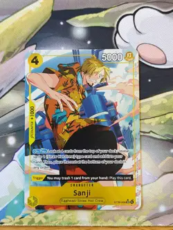 One Piece CCG Sanji ST29-004 (SR) Alt Art Starter Deck (EGGHEAD) - Image 1