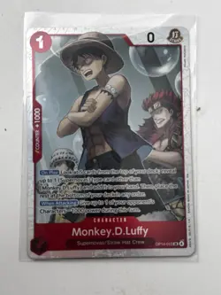 NM Monkey D Luffy OP14-013 SR Foil One Piece TCG English - Image 1