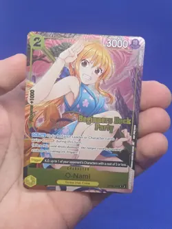 One Piece Beginners Deck Party ST-23 - ST-28 O-Nami OP06-101 Promotion Card NM - Image 2