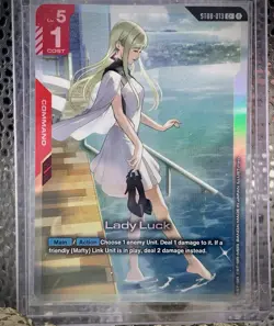 Lady Luck ST08-013 C+ Gundam Card Game Flash of Radiance English Near Mint/Mint - Image 1