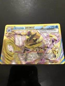 Pokemon TCG 2016 Greninja Break 41/122 XY-Breakpoint Rare Card - Image 1