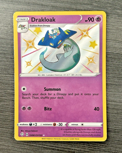 Pokemon Card Drakloak SV061/SV122 Shining Fates Ultra Rare Shiny Vault Holo - Image 1
