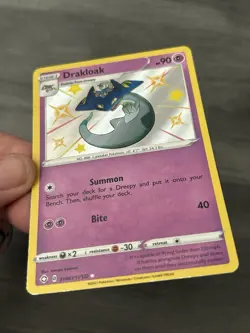 Pokemon Card Drakloak SV061/SV122 Shining Fates Ultra Rare Shiny Vault Holo - Image 3