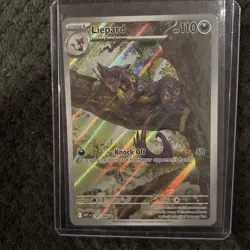 Pokemon TCG SV White Flare Liepard Illustration Card 137/086 Rare NM Condition - Image 3