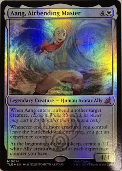 Aang, Airbending Master Commander Deck - Avatar MTG EDH - Allies & Blink - Image 1
