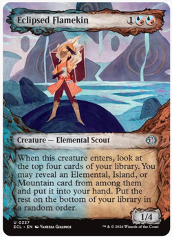 Eclipsed Flamekin Showcase (UC) MTG Lorwyn Eclipsed - Image 1