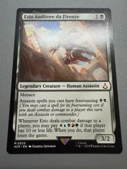 M 0025 EZIO AUDITORE DA FIRENZE MTG Assassin's Creed NM REGULAR MTG - Image 1