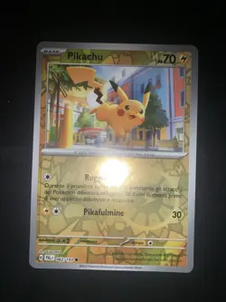 Carta Pokemon Pikachu Evoluzioni A Paldea Ita Italiano 062/193 Reverse Holo - Image 1