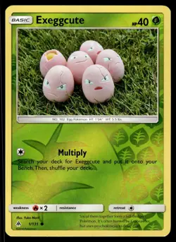 EXEGGCUTE - 1/131 Common Forbidden Light Pokemon Reverse Holo NM - Image 1