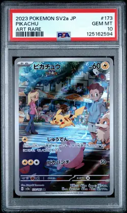 PSA 10 Pikachu 173/165 Sv2a 151 AR Art Rare Japanese POKEMON - Image 1