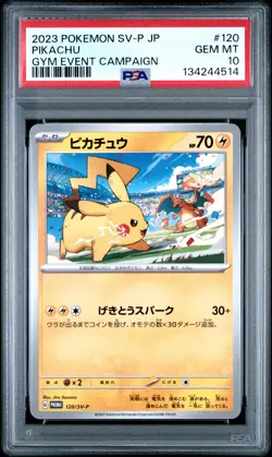 PSA 10 Pikachu 120/SV-P Sv-p Promo Gym Event Campaign Japanese POKEMON - Image 1