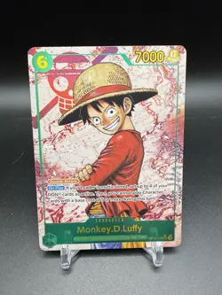 One Piece Monkey D. Luffy OP13-118 Secret Rare Foil Alternate Art - Image 1