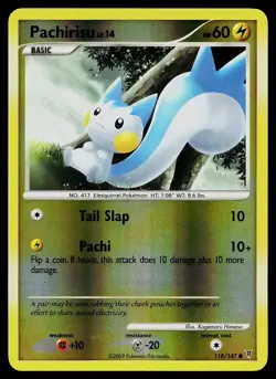 Pokemon Card - Pachirisu Supreme Victors 118/147 Common Reverse Holo - Image 1