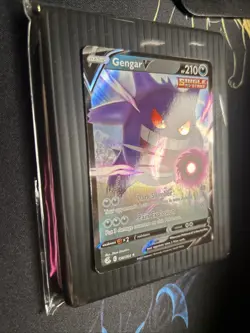 Pokemon Gengar v Fusion Strike Ultra Rare Holo Card 156/264 SWSH08 - Image 3