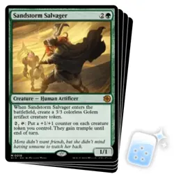 SANDSTORM SALVAGER X4 Outlaws Of Thunder Junction: The Big Score BIG Magic MTG - Image 1