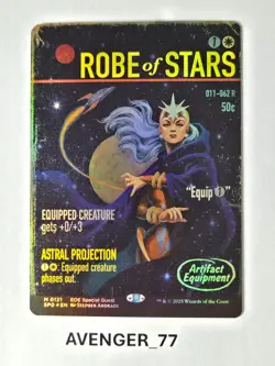 Magic the Gathering MTG #0121 Robe of Stars FOIL Showcase Special Guests SPG - Image 1