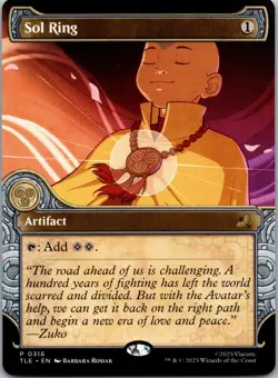 Sol Ring (Showcase) Avatar: The Last Airbender: Eternal-Legal Regular - Image 1