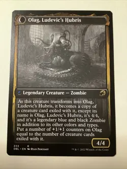 MTG DBL: Ludevic, Necrogenius Olag, Ludevic's Hubris (Legendary Creature) 233 - Image 2
